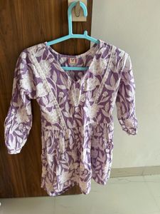 Short Kurti Lavender