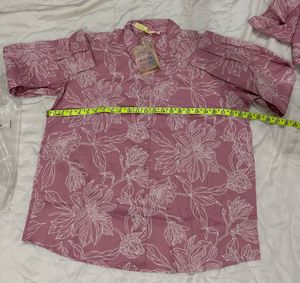 Pink Floral Print Sleep Set