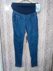 The Mom Store Blue Maternity Denim For Womens Wear