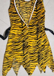 Kids Tiger Print Costume Dress