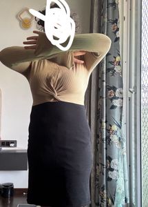 Ribbed Long Sleeve dress
