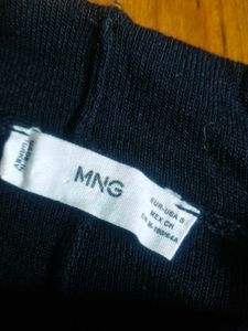 Mango Side Slit Knit Trouser