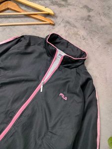 Fila Black &amp; Pink Track Jacket