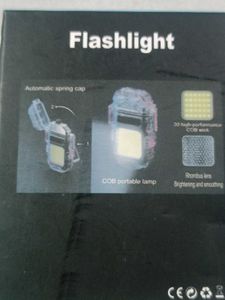 Waterproof Rechargeable LED Light with lighter