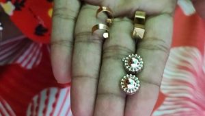 Combo of 3 stud earrings