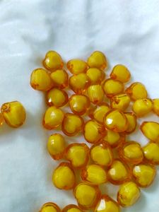 Big Size Heart Shape Beads 50 Pis