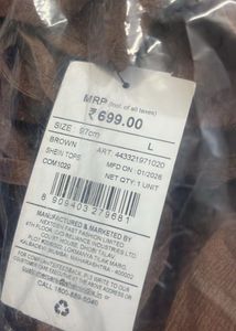 Chic Brown Babydoll Style Dress