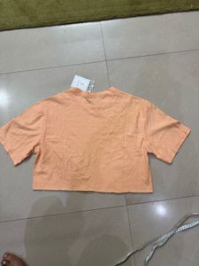 Peach Colored "YES" T-Shirt