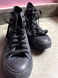 Converse Classic Black High-Top Sneakers