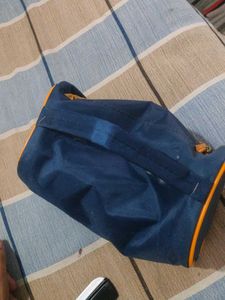 Park Avenue Blue &amp; Orange Pouch