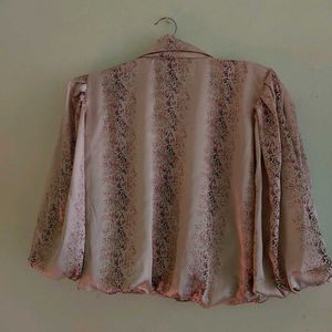 Golden Patterned Blouse