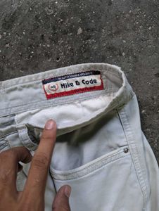 Mike &amp; Code Cargo pants | White | Y2K Streetwear