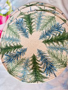 Round Tree Design Placemat