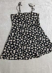 Daisy Print Mini Dress