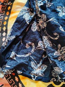 Blue Floral Kurti