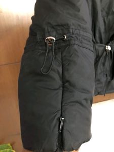 Puffer Jacket with High Collar