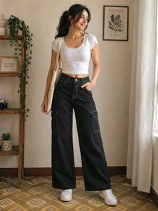 🖤 Black Cargo Jeans 🖤