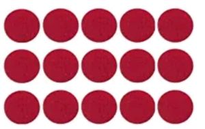 Spradha Red Velvet Bindi No 8