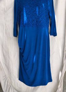 Royal Blue Sparkle Dress XL