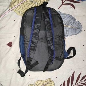 Durable Black & Blue Backpack for Everyday Use