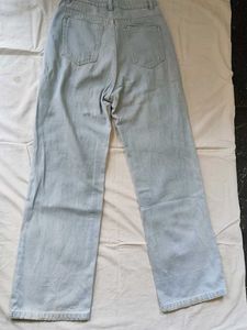 Light Wash Wide Leg Jeans
