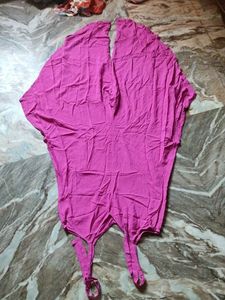 Magenta jumpsuit