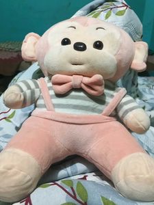 Cute Pink Monkey Plush Toy