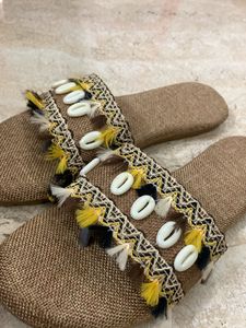 Boho Shell Slides