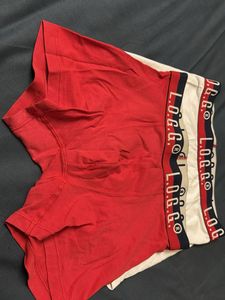 L.O.G.G. Red  And  white Boxers