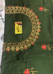 Elegant Green Embroidered Kurta Set