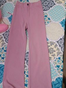 Stylish Pink Wide-Leg Pants