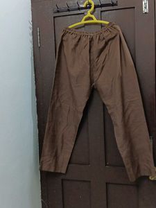 Elegant Brown Kurta with Embellishments
