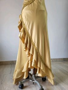 Elegant Gold Embellished Gown