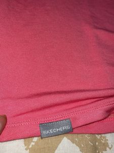 Skechers Pink Knot-Front T-Shirt