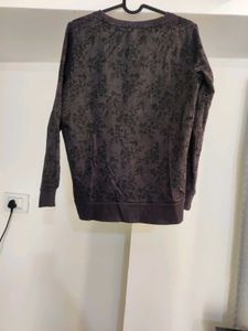 Women Floral Printed Pullover Sweatshirt