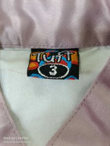 Dusty Rose Formal Jacket With White Pant