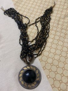 Bohemian Beaded Statement Necklace