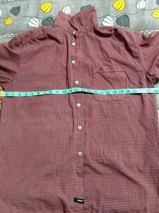 Men's Red Gingham Check Shirt
