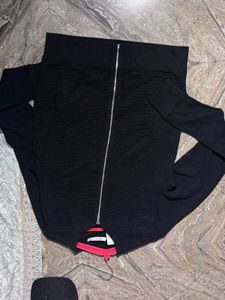 Jack&amp; Jones Black Regular Fit Solid Cardigan