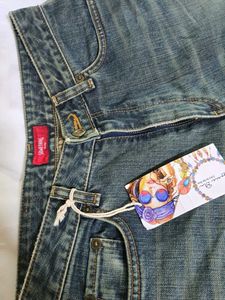 Vintage Dark Wash Flare Jeans