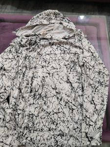 Abstract Print Hoodie