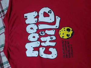 Red Moon Child Graphic T-Shirt