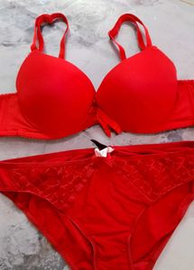 Beautiful 🌸 Red Sexy Bra Panti Set