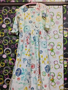 Boho Floral Print Kurta