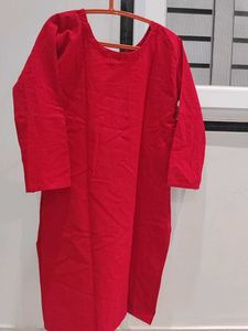 Vibrant Red Kurta