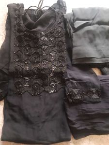 Party wear Black 🖤 kurta set