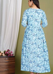 Blue Maternity Kurta