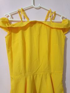 Yellow One Piece Dress