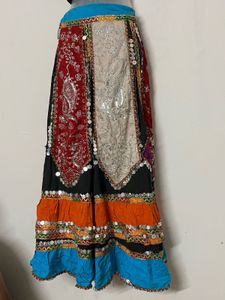 NAVRATRI Embroidered Bohemian Lehenga Set
