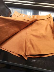 Trendy Buckled A-Line Skirt